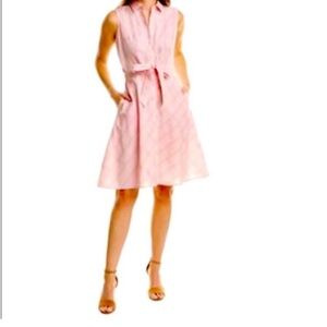 Brooks Brothers Light Pink Midi Dress